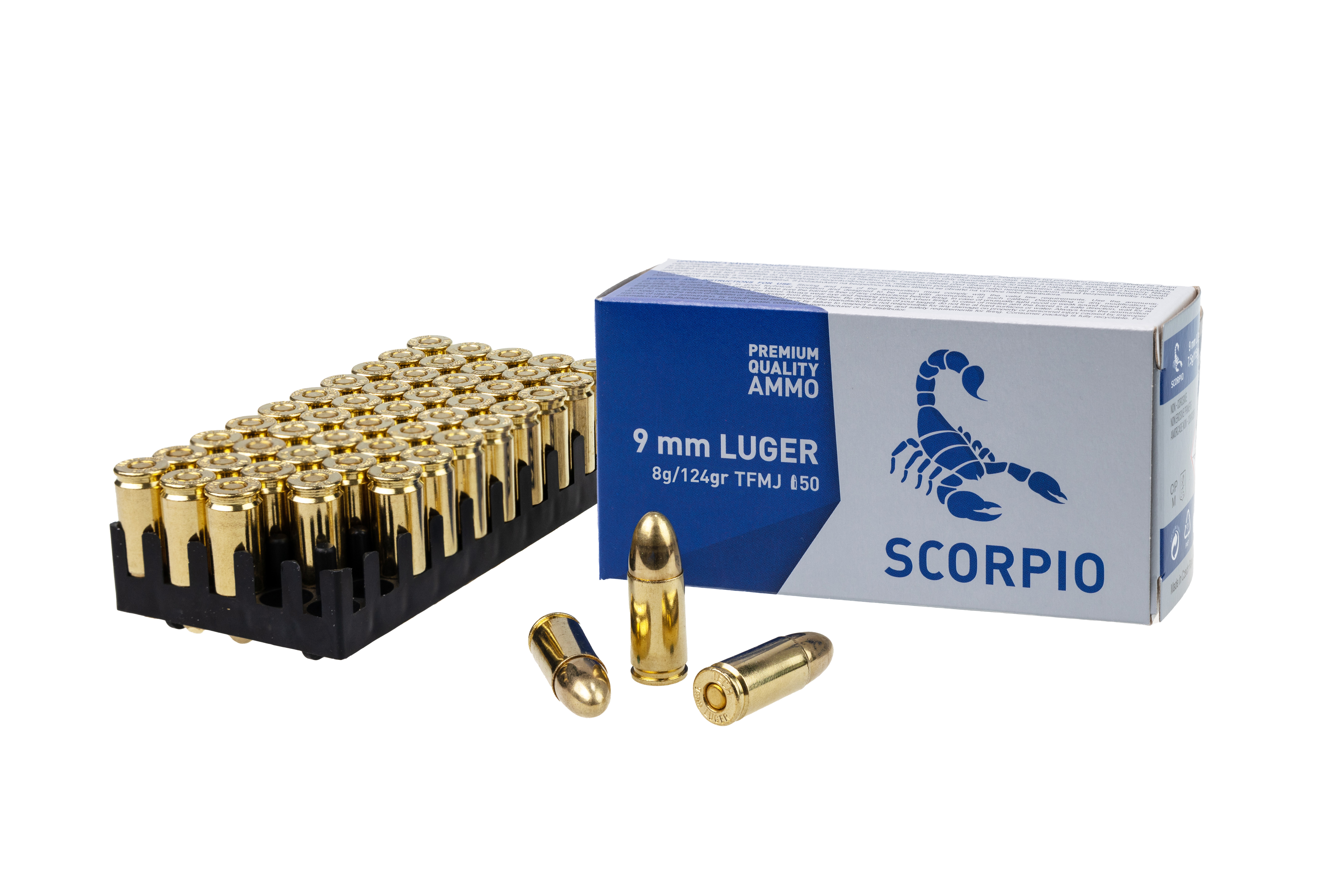 SCORPIO 9mm Luger -124grs-TFMJ